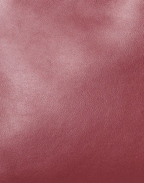 Fabric image - DeMellier - Seville Burgundy Leather Clutch