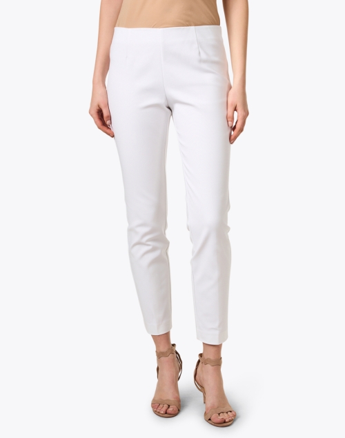 Front image - Ecru - Springfield White Pull On Pant