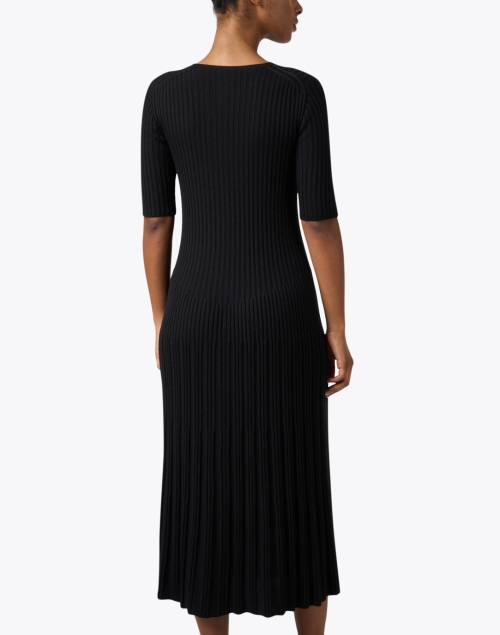 Back image - Joseph - Black Merino Sweater Dress