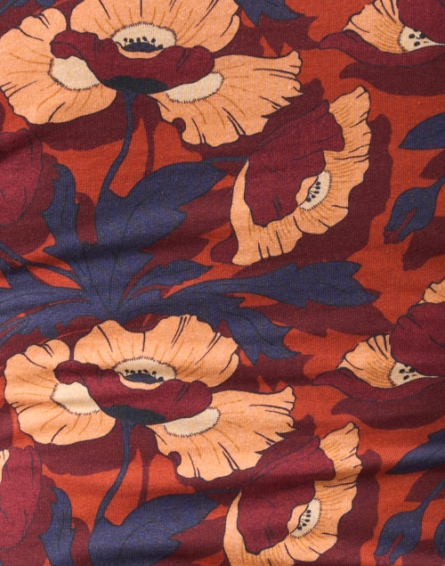 Fabric image - Smythe - Multi Floral Turtleneck Top