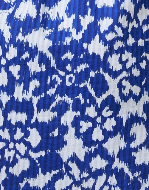 Fabric image - Banjanan - Benita Blue Ikat Cotton Dress