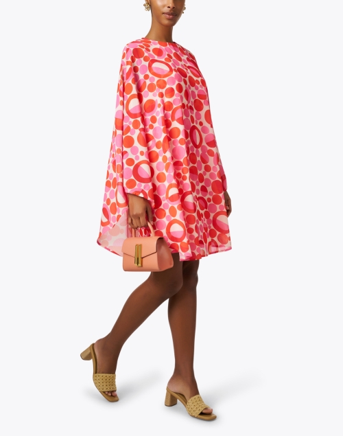 Bree Multi Print Poncho Dress