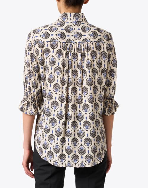 Back image - Finley - Sirena Beige Multi Print Shirt