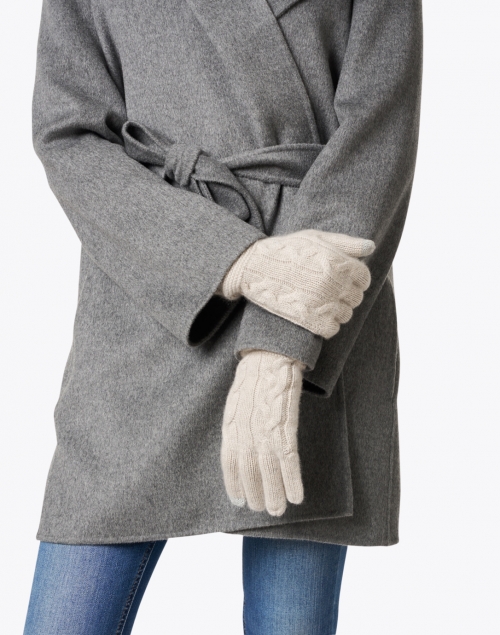 Kinross - Agate Beige Cashmere Gloves
