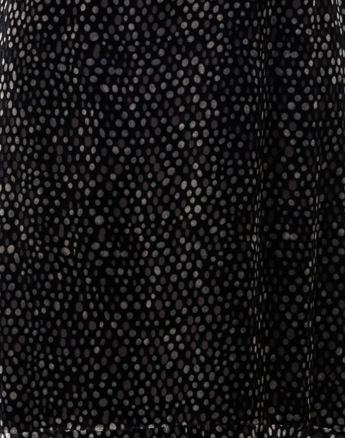 Fabric image - Shoshanna - Colette Black Velvet Dot Dress
