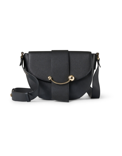 Product image - Strathberry - Crescent Black Leather Crossbody Bag
