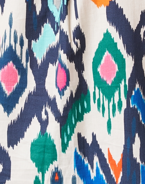 Fabric image - Vilagallo - Isabella Multi Ikat Cotton Blouse
