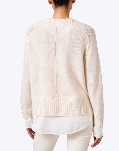 Back image - Brochu Walker - Parson Beige Wool Cashmere Looker Sweater