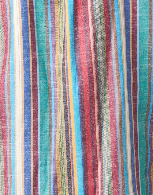 Fabric image - Xirena - Beau Multi Stripe Cotton Shirt