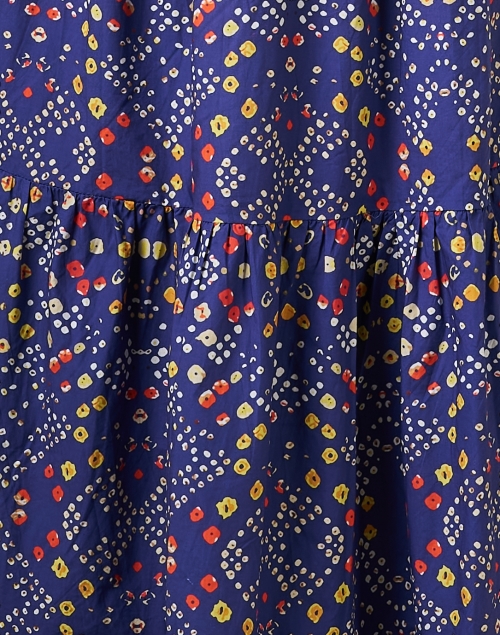 Fabric image - Oliphant -  Indigo Multi Print Cotton Dress