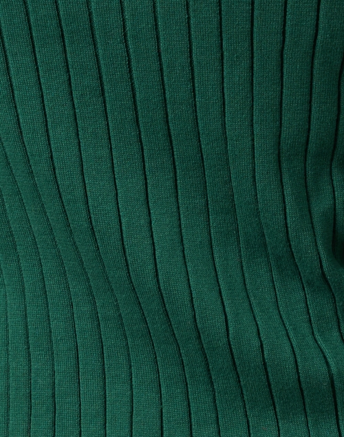 Fabric image - Vilagallo - Carmina Green Ribbed Star Cuff Top