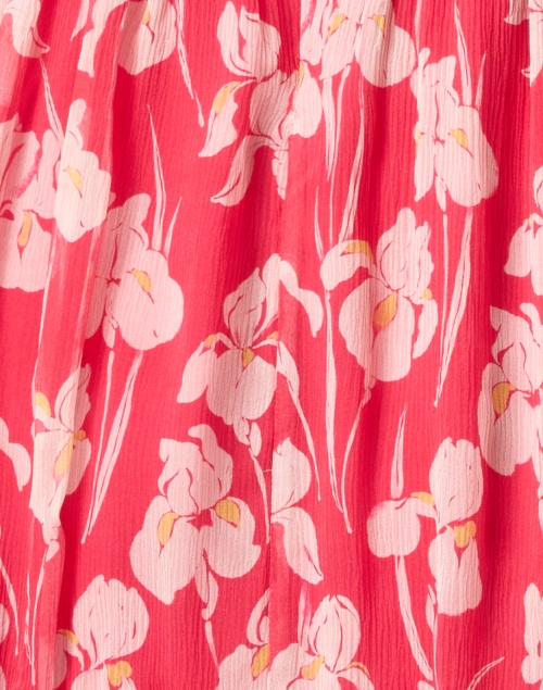 Fabric image - Jason Wu - Red and White Iris Floral Print Dress