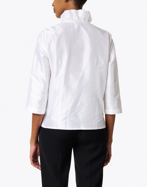 Back image - Connie Roberson - Celine White Silk Shirt
