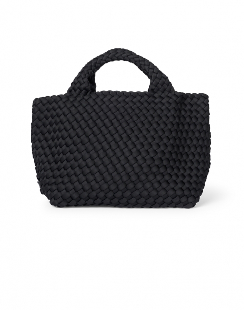 Product image - Naghedi - St. Barths Mini Solid Black Woven Handbag