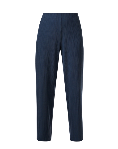 Product image - Eileen Fisher - Blue Ribbed Wide Leg Ankle Pant