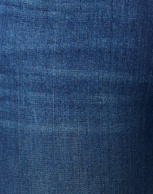 Fabric image - Lafayette 148 New York - Mercer Indigo Wash Kick Flare Jean