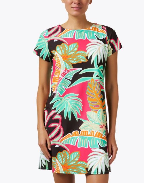Front image - Jude Connally - Ella Multi Tropical Print Dress