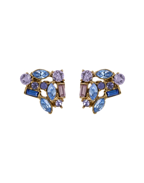 Product image - Oscar de la Renta - Blue Crystal Stud Earrings