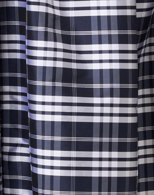 Fabric image - Connie Roberson - Navy and White Plaid Taffeta Wrap Skirt