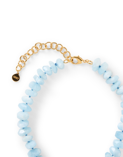 Back image - Nest - Aquamarine and Pearl Necklace