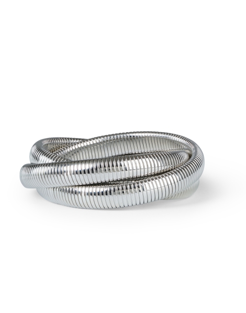 Product image - Janis by Janis Savitt - Triple Silver Cobra Bracelet 