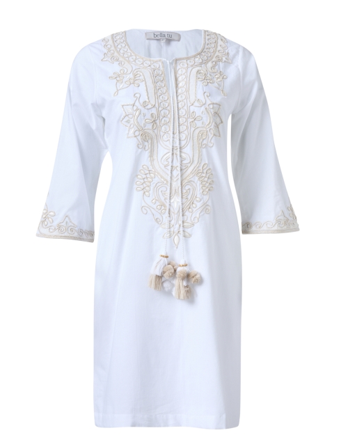 Product image - Bella Tu - Delia White Beaded Dress