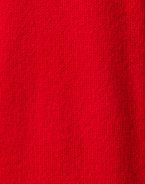 Fabric image - Ines de la Fressange - Laia Red Wool Blend Sweater