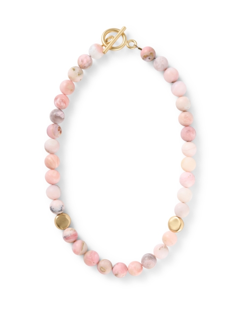 Deborah Grivas - Pink and Gold Beaded Necklace