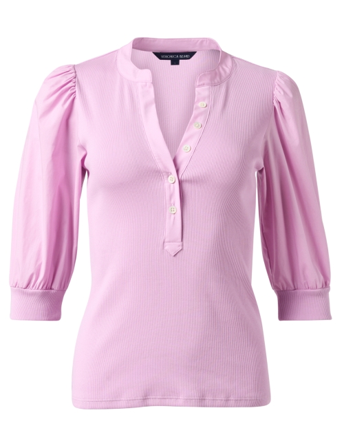 Product image - Veronica Beard - Coralee Orchid Puff Sleeve Top