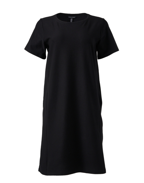 Product image - Eileen Fisher - Black Jewel Neck Dress