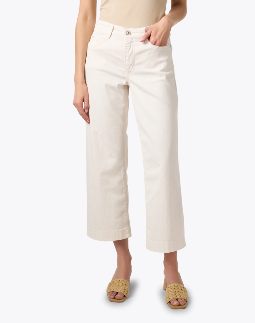 Front image - MAC Jeans - Dream Ivory Wide Leg Jean