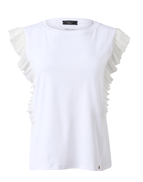 Product image - Marc Cain - White Ruffled Top