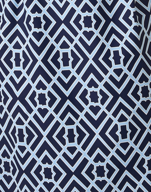 Fabric image - Jude Connally - Susana Navy and Blue Print Dress