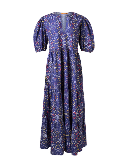 Product image - Oliphant -  Indigo Multi Print Cotton Dress