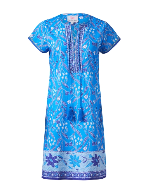 Product image - Bella Tu - Audrey Blue Floral Print Cotton Dress
