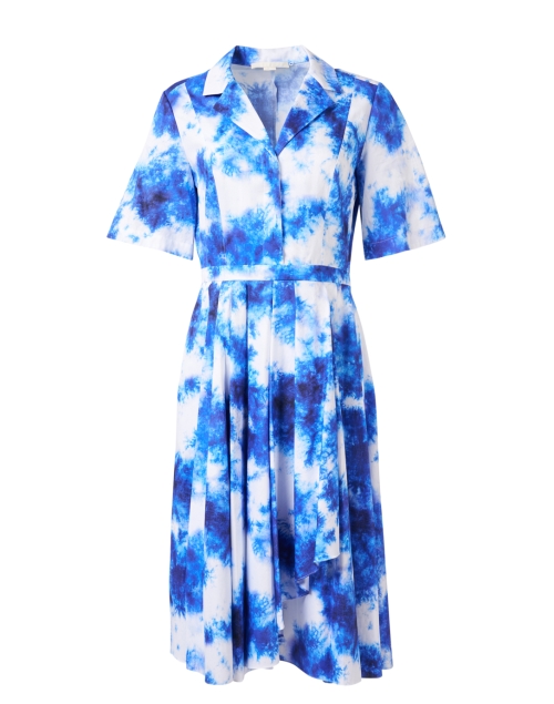Product image - Jason Wu Collection - Blue Watercolor Print Shirt Dress