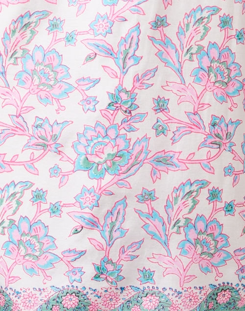 Fabric image - Bella Tu - Roxanne Pink Floral Print Dress