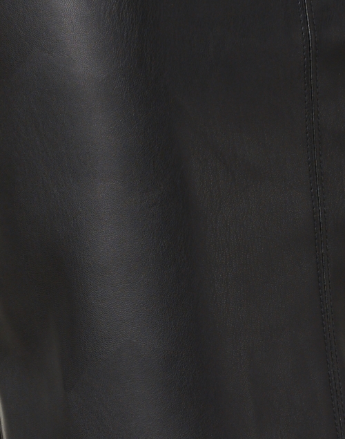 Fabric image - Brochu Walker - River Black Faux Leather Pencil Skirt