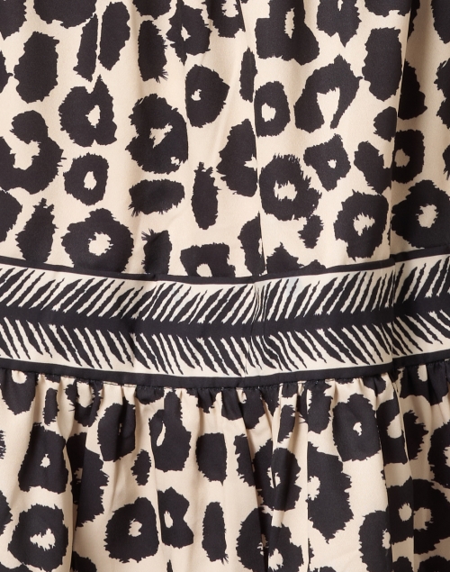 Fabric image - Gretchen Scott - Teardrop Cheetah Print Ruffled Dress