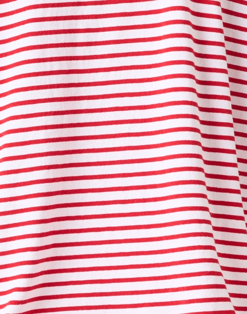 Fabric image - Frank & Eileen - Patrick Red Stripe Popover Henley Top