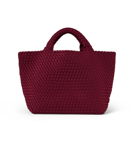 Product image - Naghedi - St. Barths Medium Burgundy Woven Handbag