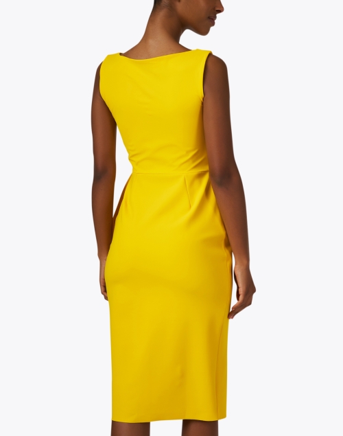 Back image - Chiara Boni La Petite Robe - Goro Yellow Dress