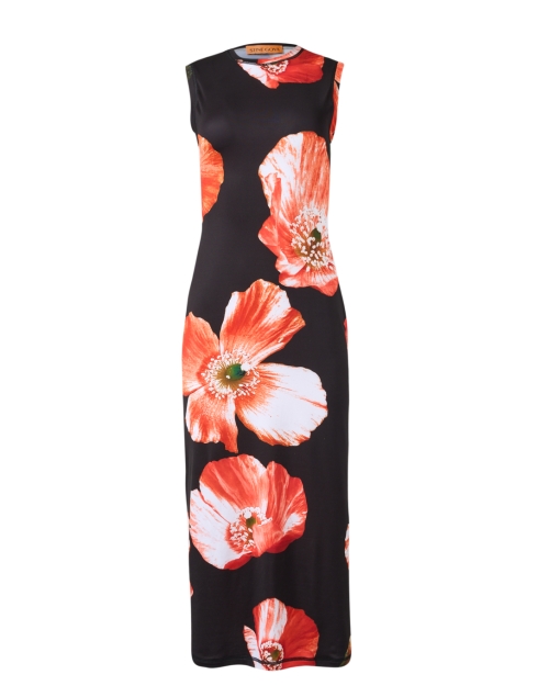 Product image - Stine Goya - Danya Black Poppy Print Jersey Dress