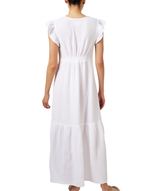 Back image - Honorine - White Maxi Dress