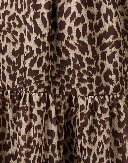Fabric image - Jude Connally - Jordana Cheetah Print Tiered Dress