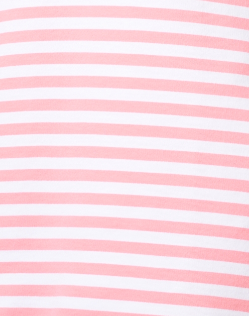Fabric image - Sail to Sable - Pink Striped French Terry Tunic Dress