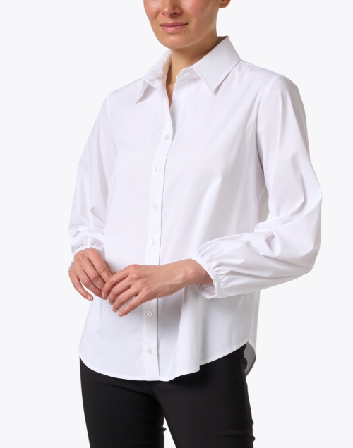 Front image - Finley - Nina White Poplin Shirt