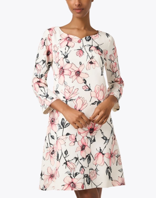 Front image - Jane - Selma Pink Floral Print Dress