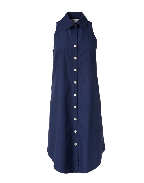 Product image - Finley - Swing Navy Cotton Shirt Dress