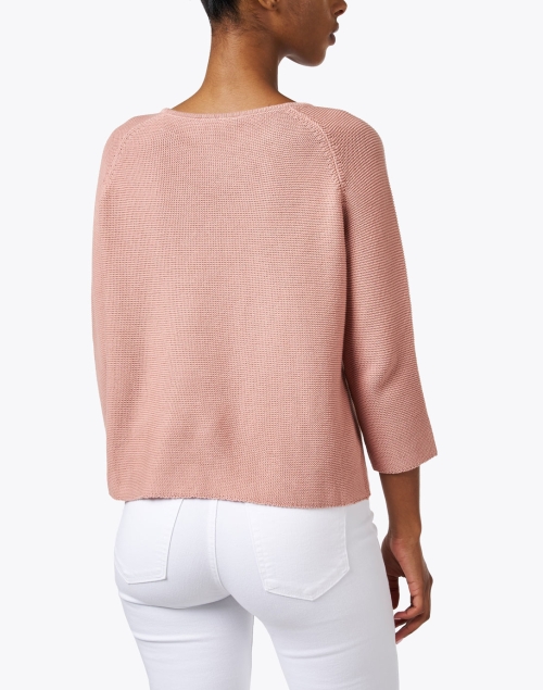 Back image - Weekend Max Mara - Adotto Pink Cotton Sweater